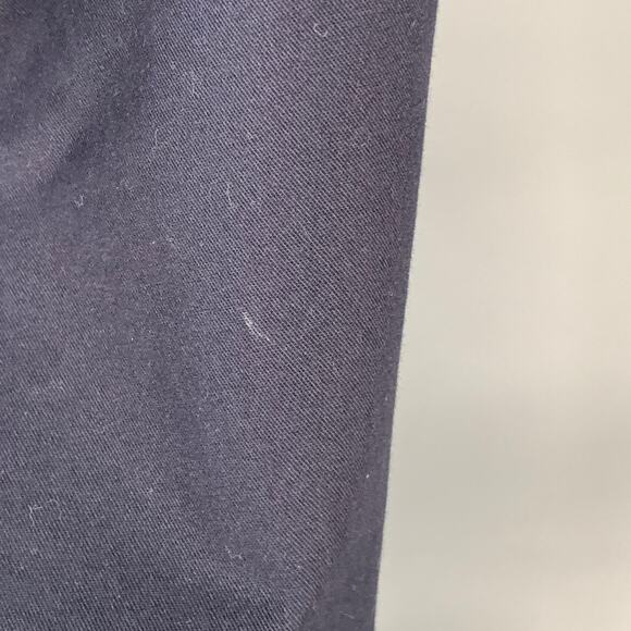 RALPH LAUREN Size 28 Navy Cotton Blend Slim Straight Zip Fly Dress Pants - Picture 3 of 6